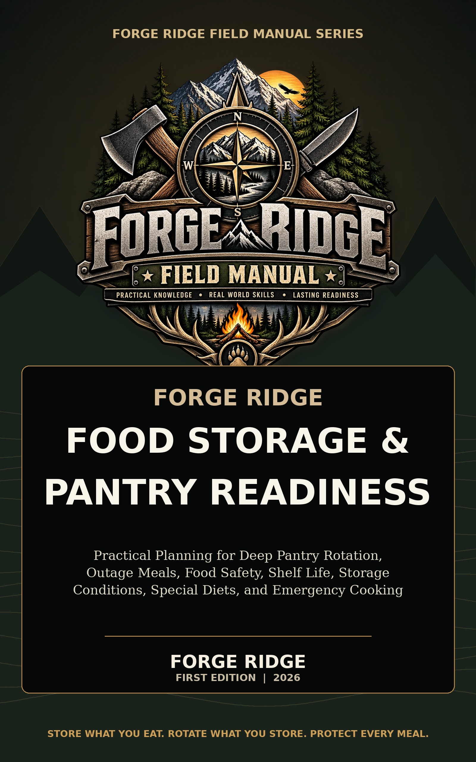 Forge Ridge Household Food Storage & Pantry Readiness Field Manual cover