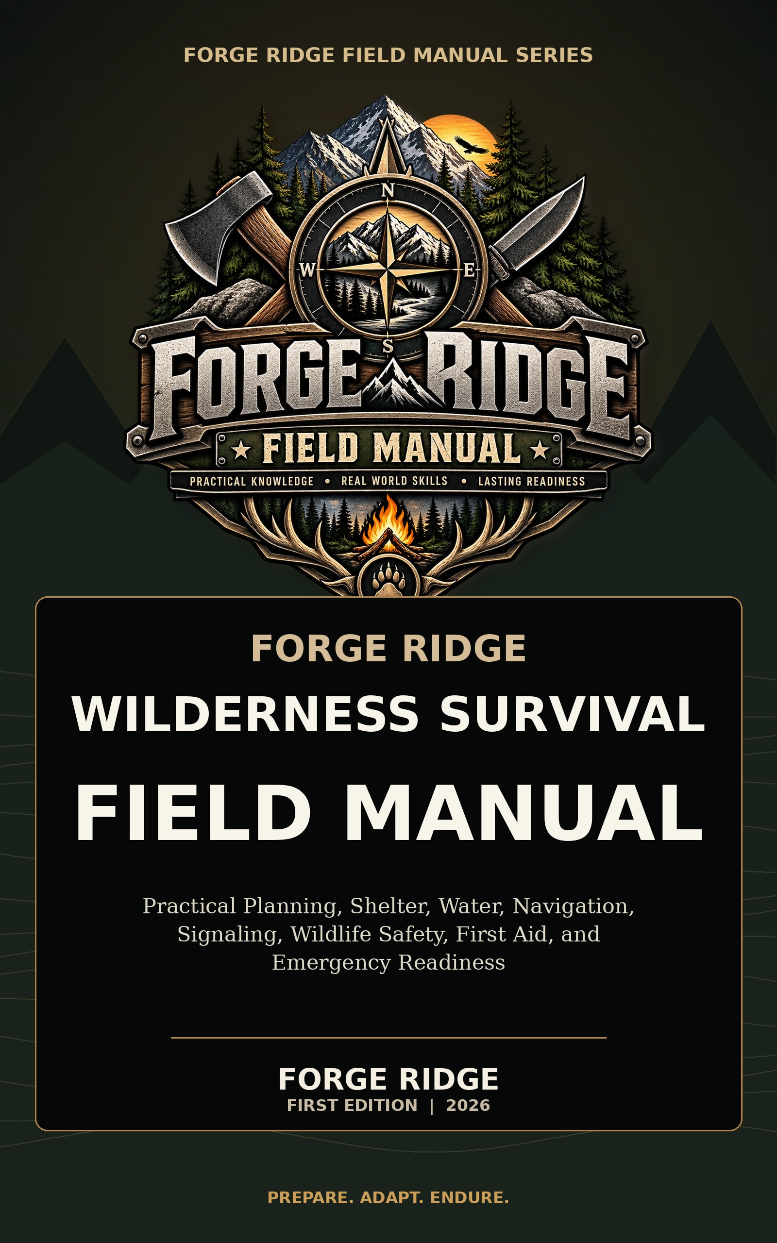 Forge Ridge Wilderness Survival Field Manual cover